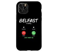 Carcasa para iPhone 11 Pro Belfast está Llamando y Debo IR Irlanda del Norte Viajando