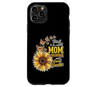 Carcasa para iPhone 11 Pro Bendecidos de ser llamados Mamá y Abuela Sunflower Día de la Madre