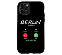 Carcasa para iPhone 11 Pro Berlín está Llamando y Debo IR a Alemania de Viaje