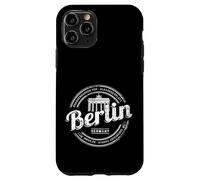 Carcasa para iPhone 11 Pro Berlina Recuerdo Vintage Puerta de Brandenburgo Alemania