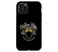 Carcasa para iPhone 11 Pro Bicicleta Personalizada Cafe Racer Ride Bicicleta construida Gratis Antes de nacer