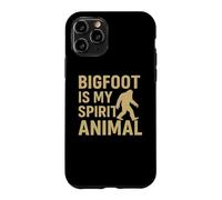 Carcasa para iPhone 11 Pro Bigfoot Is My Spirit Animal Funny Sasquatch Retro Design