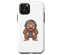 Carcasa para iPhone 11 Pro Bigfoot Playing Video Game Sasquatch Video Gamers