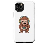 Carcasa para iPhone 11 Pro Bigfoot Playing Video Game Sasquatch Video Gamers