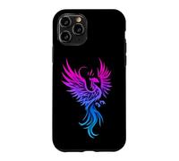 Carcasa para iPhone 11 Pro Bisexual Phoenix Bird Bi Pride Flag Rising from Ashes