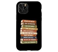 Carcasa para iPhone 11 Pro Black Leaders African American Teachers Education Pride