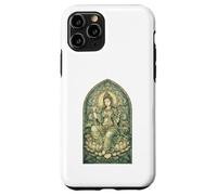 Carcasa para iPhone 11 Pro Blanco Tara Tibetano Budismo Diosa Antigua Vitral