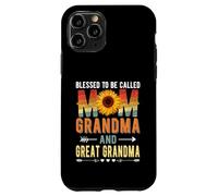 Carcasa para iPhone 11 Pro Blessed To Be Called Mom Grandma Great Grandma Mother's Day