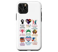 Carcasa para iPhone 11 Pro BLM Human Rights Feminism Trans Science Books LGBTQ Kindness