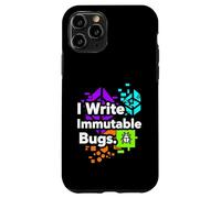 Carcasa para iPhone 11 Pro Blockchain Developer Funny I Write Immutable Bugs