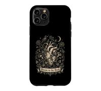 Carcasa para iPhone 11 Pro Bloom in The Dark Gothic Anatómico Corazón Raven Goth Girl