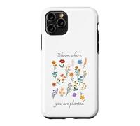 Carcasa para iPhone 11 Pro Bloom Where You Are Planted Gardening Floral Motivational