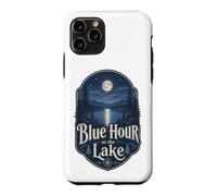 Carcasa para iPhone 11 Pro Blue Hour at The Lake Badge Lakecore Aesthetic