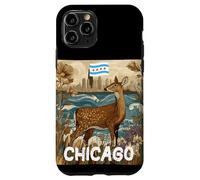 Carcasa para iPhone 11 Pro Bonito Aspecto de Chicago con Ciudad y Animal