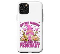 Carcasa para iPhone 11 Pro Born In February Birthday GNOME For Women Funny Princess