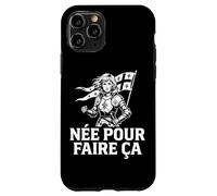 Carcasa para iPhone 11 Pro Born To Do This Juana de Arco Cita inspiradora en francés