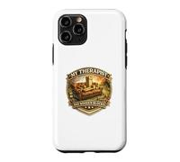 Carcasa para iPhone 11 Pro Born To Kubb Regalo Divertido My Therapist has Wooden Blocks
