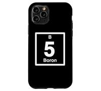 Carcasa para iPhone 11 Pro Boro B, Elementos de Tabla periódica, Ciencia del Quinto cumpleaños