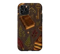 Carcasa para iPhone 11 Pro Botánicos de la Biblioteca de Medianoche