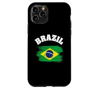 Carcasa para iPhone 11 Pro Brazil National Flag Country Pride Roots Vintage Gift
