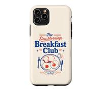 Carcasa para iPhone 11 Pro Breakfast Club Mañanas lentas Brunch Amante Huevos Tostada