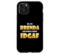 Carcasa para iPhone 11 Pro Brenda Costume Idgaf Meme Funny Halloween Costume Brendas