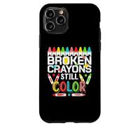 Carcasa para iPhone 11 Pro Broken Crayons Still Color Mental Health Awareness Men Women
