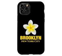 Carcasa para iPhone 11 Pro Brooklyn New York City Tropical Yellow Frangipani Flower