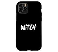 Carcasa para iPhone 11 Pro Bruja Palabra Wiccan Religión Lanzador de conjuros