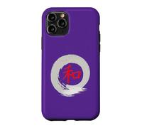 Carcasa para iPhone 11 Pro Budismo Zen caligrafía Signo de Paz japonés