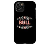 Carcasa para iPhone 11 Pro Bullshit Funny Floral Sarcastic Meme Mom & Grandma Bullshit