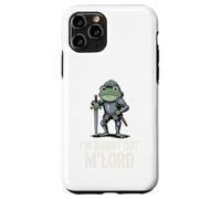 Carcasa para iPhone 11 Pro Burnt out M'Lord Frog Knight Fantasy Meme Quote Men Women