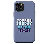 Carcasa para iPhone 11 Pro Café Sunday Afternoon café Domingo por la Tarde y Pastel
