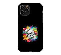 Carcasa para iPhone 11 Pro Calavera con Lirios para godos y emos