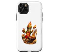 Carcasa para iPhone 11 Pro Camisa Tiki Man King of The Grill - Funny Island BBQ Tiki Art