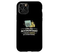 Carcasa para iPhone 11 Pro Camiseta Divertida de Contador I Make Cents of Everything