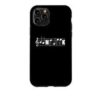 Carcasa para iPhone 11 Pro Camiseta Funny Band Geek Marching Band Music Notes con Clave de bastón