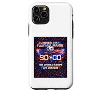 Carcasa para iPhone 11 Pro Camiseta para fanáticos de The World Stops We Watch 90 Minutes Soccer 2026.
