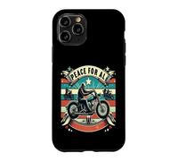 Carcasa para iPhone 11 Pro Camiseta Peace to All Ride for Unity & Brotherhood Freedom