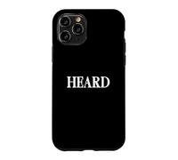 Carcasa para iPhone 11 Pro Camiseta That Says Heard - Un diseño Que Dice oído