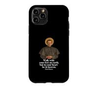 Carcasa para iPhone 11 Pro Camiseta Walk with Your Feet On Earth con Estampado de San Juan Bosco