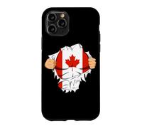 Carcasa para iPhone 11 Pro Canadian Superhero Canada Flag Patriot Gift