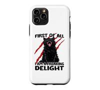 Carcasa para iPhone 11 Pro Caos Duende Gato Negro tom zoomies Sarcasmo Gatos