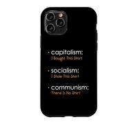 Carcasa para iPhone 11 Pro Capitalismo Socialismo Comunismo Libertario Economía Libertaria Libertad