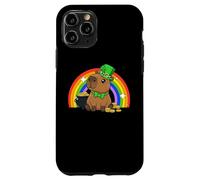 Carcasa para iPhone 11 Pro Capy Saint Patricks Day St Paddy's Green Shamrock Capybara