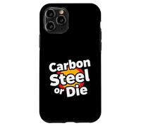 Carcasa para iPhone 11 Pro Carbon Steel or Die Funny Pan Wok Cooking Chef