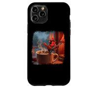 Carcasa para iPhone 11 Pro Cardenal Norteño Guitarra Aves Biólogo Ornitólogo Pájaro