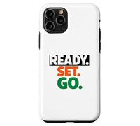 Carcasa para iPhone 11 Pro Carrera Ready Go Marathon Go Time Get Moving Sprinter de 10 km y 5 km