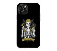 Carcasa para iPhone 11 Pro Carta de Tarot Vintage Handyman Skeleton DIY Craftsman Mechanic