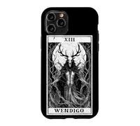 Carcasa para iPhone 11 Pro Carta de Tarot Wendigo Monster Cryptid Mythical Beast